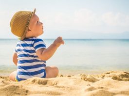 Leve o seu bebé à praia só depois dos 6 meses