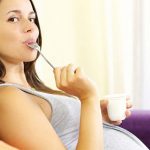 O iogurte e a grávida