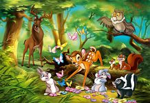 A história do Bambi no bosque