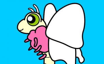 A borboleta branca