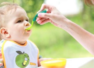 Bebe a comer papa