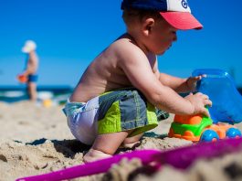 O verão e as queimaduras solares nas crianças