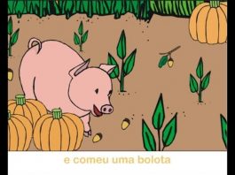 Lengalenga infantil: o porquinho foi à horta